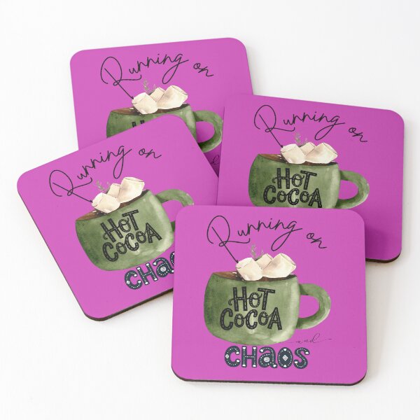 Item preview, Running on Hot Cocoa and Chaos – Cozy Funny Christmas Mug, Hoodie & Gift designed and sold by SZ.
