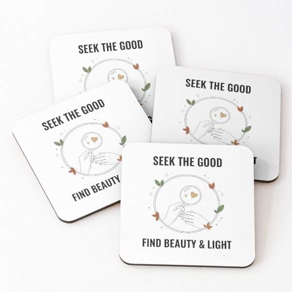 Item preview, Seek the Good Minimalist Tee | Positive Focus & Optimism Wear designed and sold by MINIMA.LIGN.