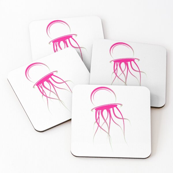 Item preview, Pink and Green Jellyfish designed and sold by Risa-C.