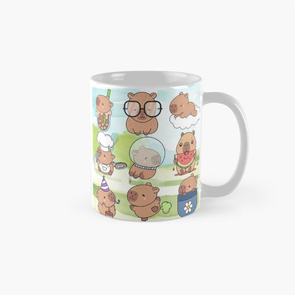 Item preview, Capybara Background designed and sold by KingOfCaffeine.