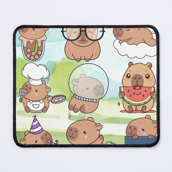 Item preview, Capybara Background designed and sold by KingOfCaffeine.