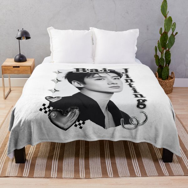 Item preview, Bai Jingting (白敬亭)Portrait of Chen Feiyu Chinese Actor Cdrama Chinese Entertainment Black and White Collage Digital Art Portrait designed and sold by AJUNICE STUDIO.