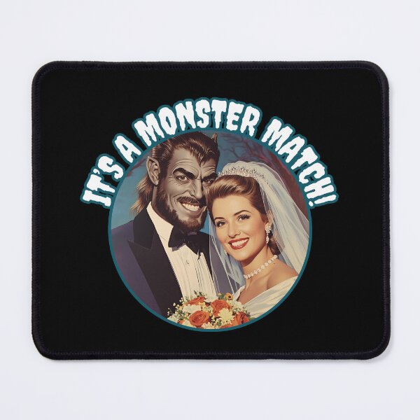 Item preview, Monster Match Retro Couple It's a Monster Match! designed and sold by Vintage City.
