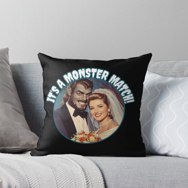 Item preview, Monster Match Retro Couple It's a Monster Match! designed and sold by Vintage City.