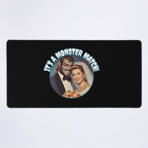 Item preview, Monster Match Retro Couple It's a Monster Match! designed and sold by Vintage City.