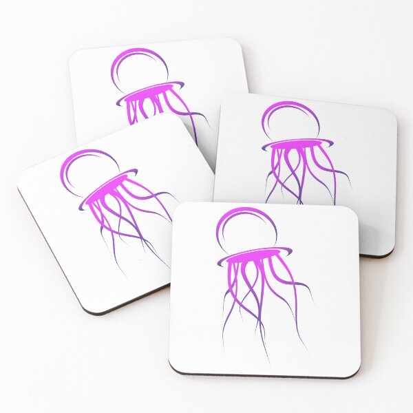 Item preview, Pink and Blue Jellyfish designed and sold by Risa-C.