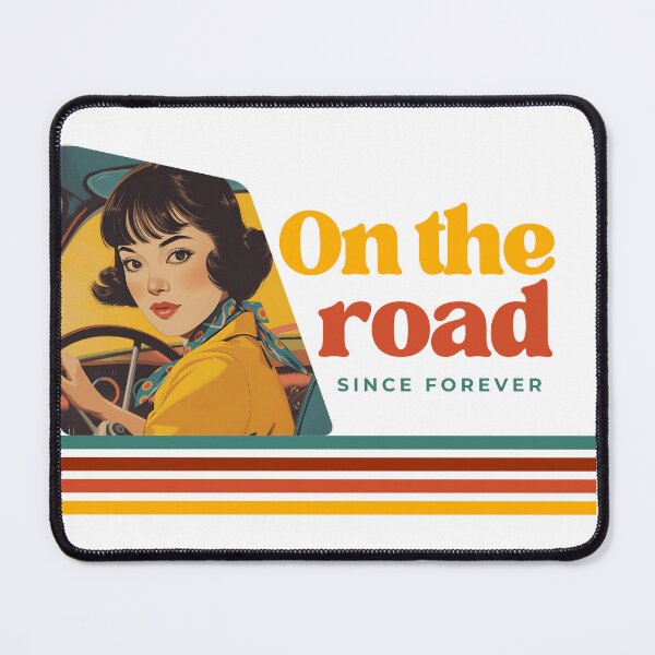 Item preview, Vintage Female Driver On the Road Since Forever designed and sold by Vintage City.