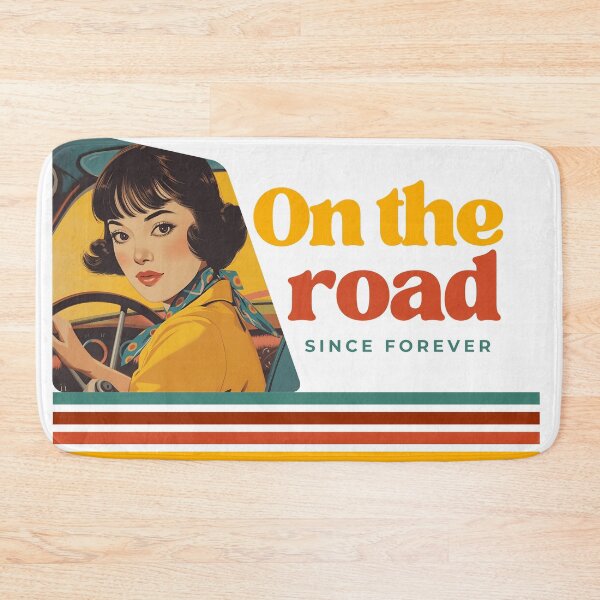 Item preview, Vintage Female Driver On the Road Since Forever designed and sold by Vintage City.