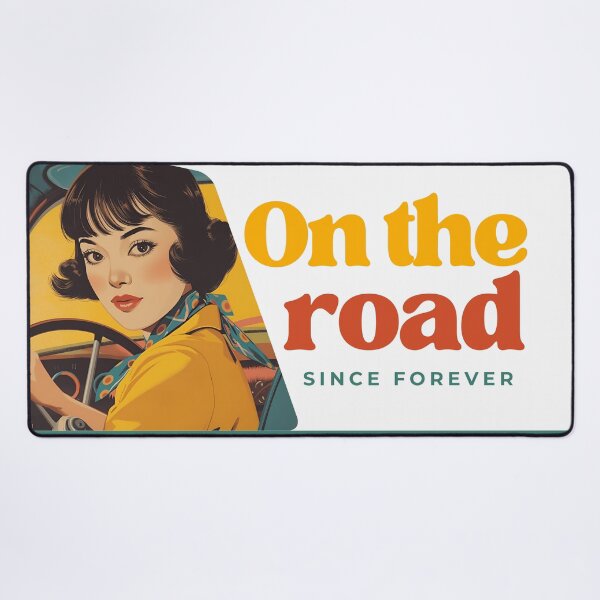 Item preview, Vintage Female Driver On the Road Since Forever designed and sold by Vintage City.
