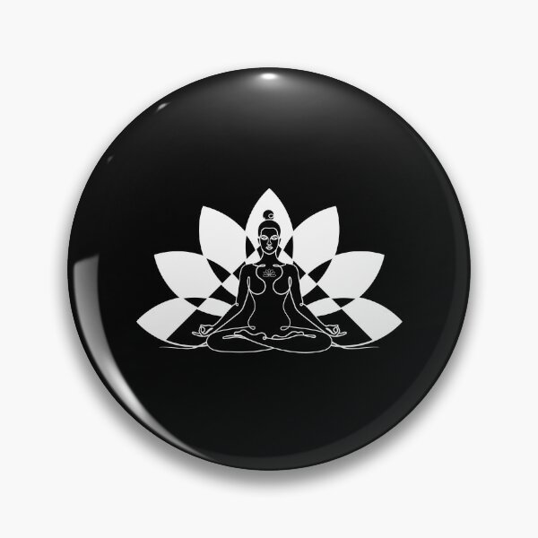 Item preview, White Yoga Lotus - Padma Padmasana - Shadow Art designed and sold by altandesign.