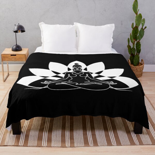 Item preview, White Yoga Lotus - Padma Padmasana - Shadow Art designed and sold by altandesign.