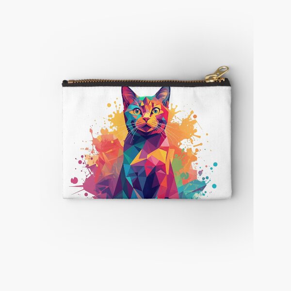 Item preview, Vibrant Polygon Cat designed and sold by Lumive.