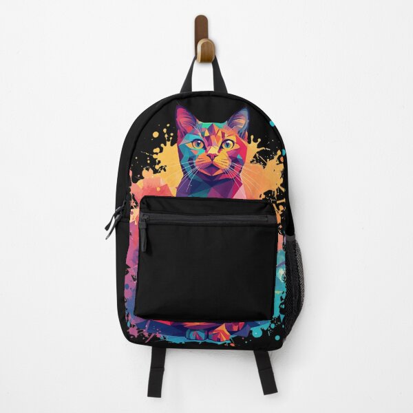 Item preview, Vibrant Polygon Cat designed and sold by Lumive.
