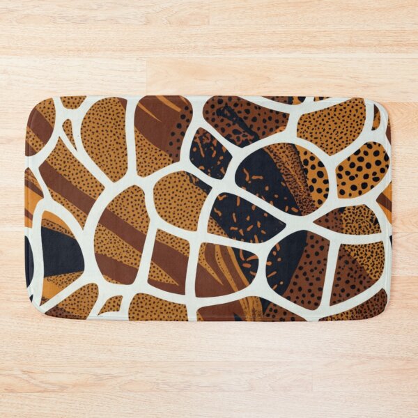 Item preview, giraffe pattern for t-shirt. Print with characteristic patches, wavy giraffe texture. stunning leather pattern, exotic graphics, image, leather pattern designed and sold by gulka8.