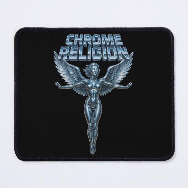 Item preview, Chrome Religion — Cyberpunk Ascended Angel designed and sold by The Devil's Bargain.