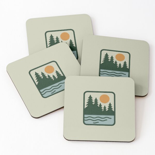 Item preview, Minimal Forest Patch – Embroidered Nature Badge Design designed and sold by NoctaHike.