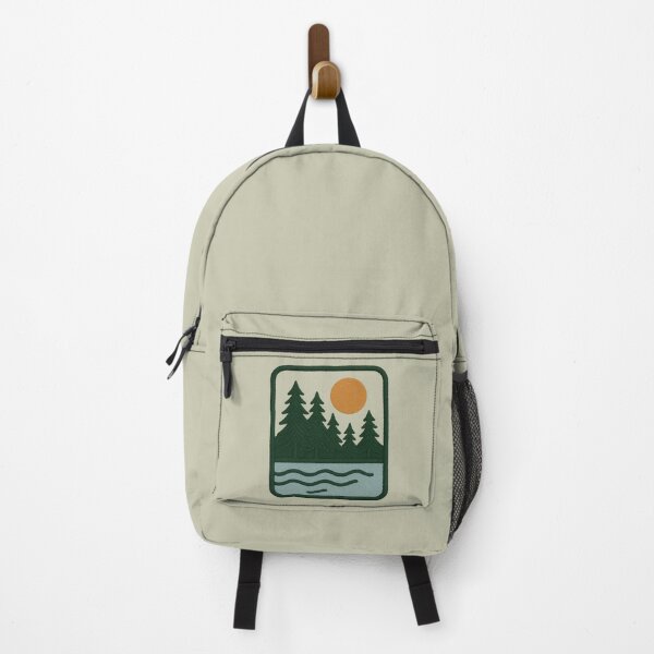 Item preview, Minimal Forest Patch – Embroidered Nature Badge Design designed and sold by NoctaHike.