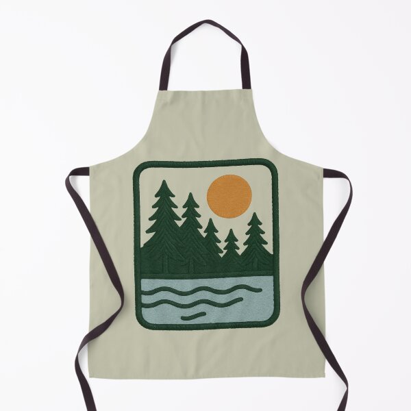 Item preview, Minimal Forest Patch – Embroidered Nature Badge Design designed and sold by NoctaHike.