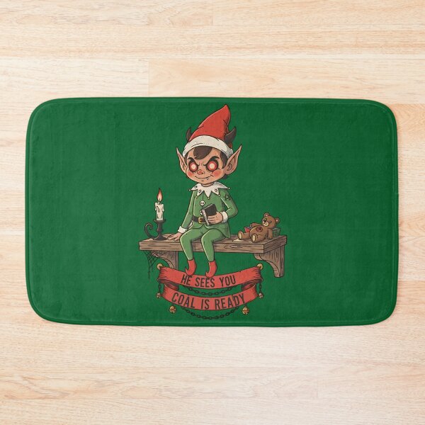 Item preview, Coal Is Ready: The Demonic Christmas Elf designed and sold by CoffinsArt.