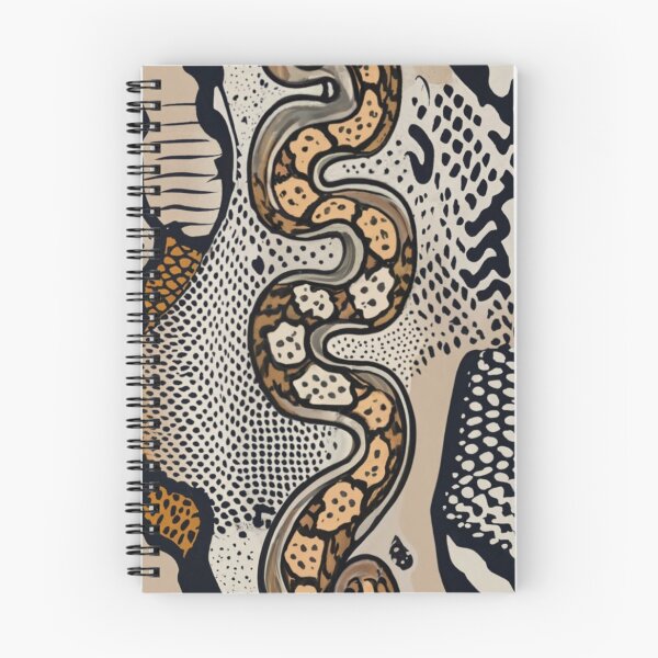 Item preview, snake-shaped pattern for t-shirt. Print with characteristic scales and wavy snake skin texture. stunning leather pattern. designed and sold by gulka8.