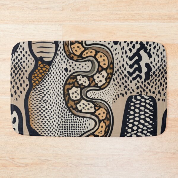 Item preview, snake-shaped pattern for t-shirt. Print with characteristic scales and wavy snake skin texture. stunning leather pattern. designed and sold by gulka8.