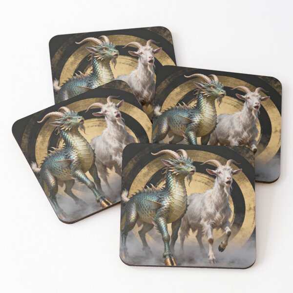 Item preview, A goat and dragon hybrid creatures designed and sold by Angelandspot.