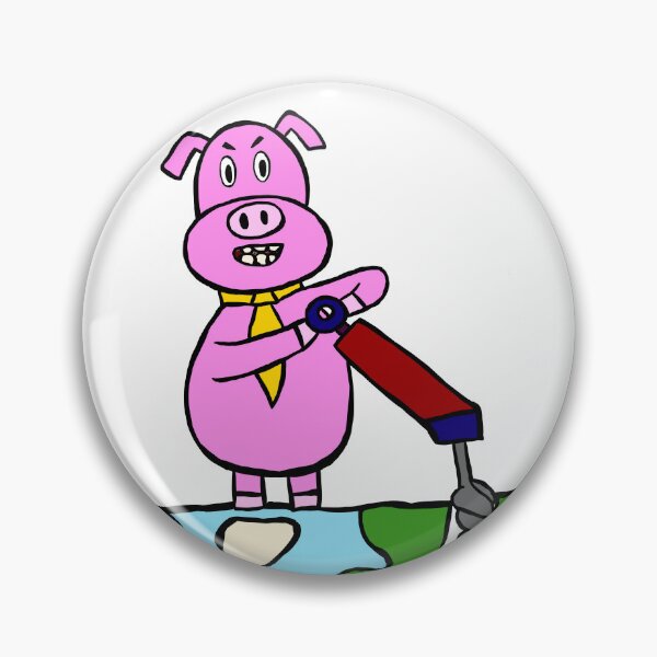 Item preview, Pig Controlling the World designed and sold by lavercreator.