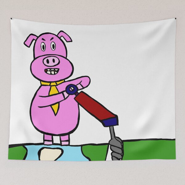 Item preview, Pig Controlling the World designed and sold by lavercreator.