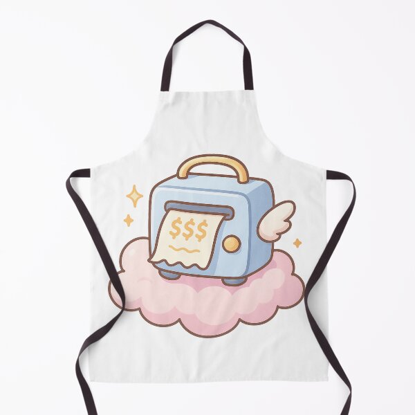 Item preview, Dividend Cloud Printer Sticker | Passive Income Kawaii Wealth | Money Charm designed and sold by HerDreamCodes.