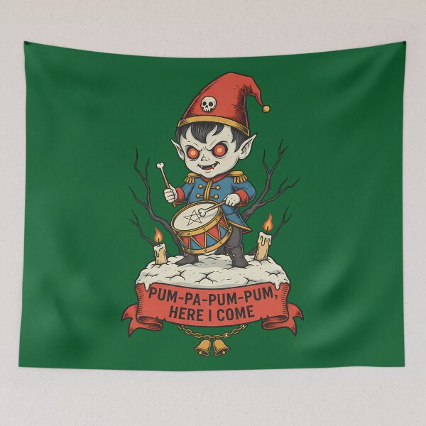 Item preview, Pum-Pa-Pum-Pum: The Christmas Demonic Drummer Boy designed and sold by CoffinsArt.