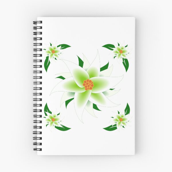 Item preview, Green and White Flower Frame designed and sold by Risa-C.