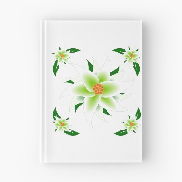 Item preview, Green and White Flower Frame designed and sold by Risa-C.