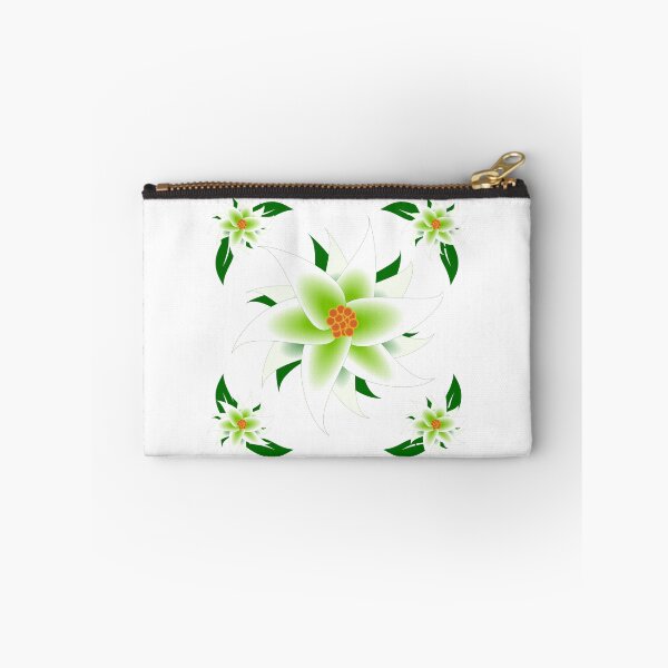 Item preview, Green and White Flower Frame designed and sold by Risa-C.