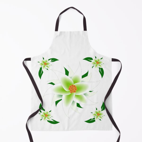 Item preview, Green and White Flower Frame designed and sold by Risa-C.