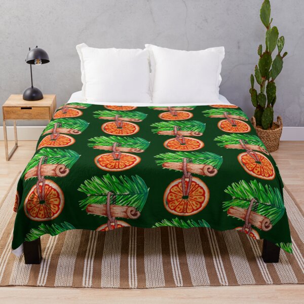 Item preview, Christmas art, orange with cinnamon - hand-painted with watercolor. designed and sold by Greitas.