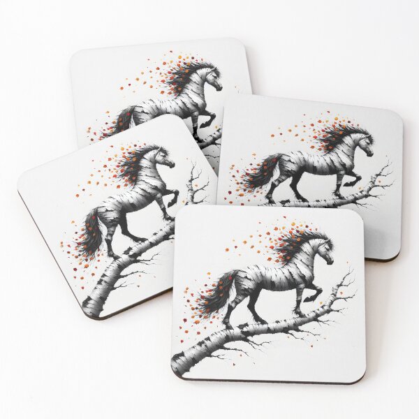 Item preview, Birchbark Horse, Ai Generated Art  designed and sold by ACC .
