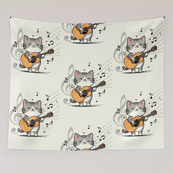 Artikelvorschau, Kawaii-Katze viral entworfen und verkauft von Melody-Merch.