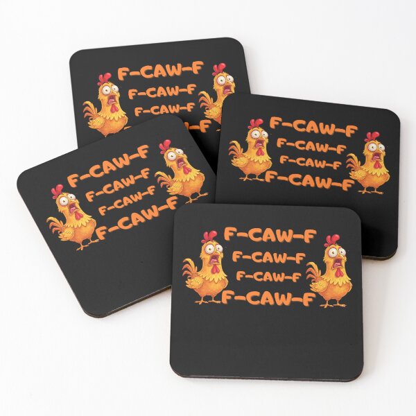 Item preview, F-Caw-F Funny Chicken Humor// F-Caw-F Quote Rooster Meme  designed and sold by STELLA-BRILANTE.