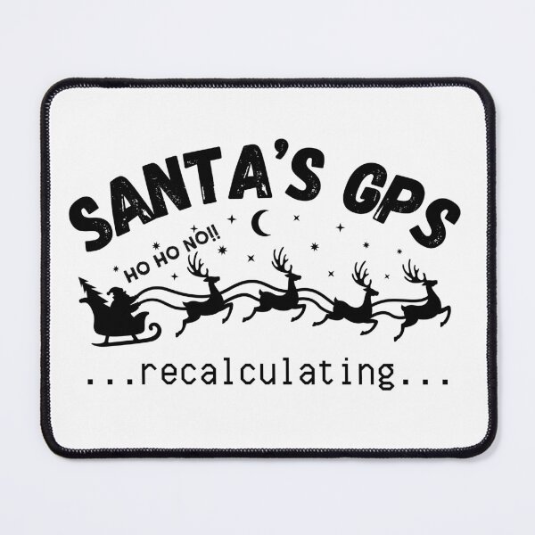 Item preview, Navidad Divertida: El GPS de Papá Noel recalcula - Humor Tecnológico Navideño designed and sold by SunandShade.