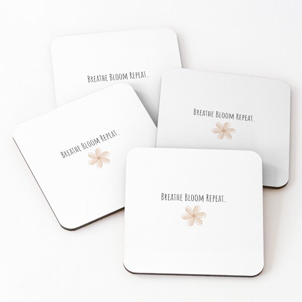 Item preview, Copy of Breathe Bloom Repeat – Motivational Nature Quote designed and sold by SoaLabShop.