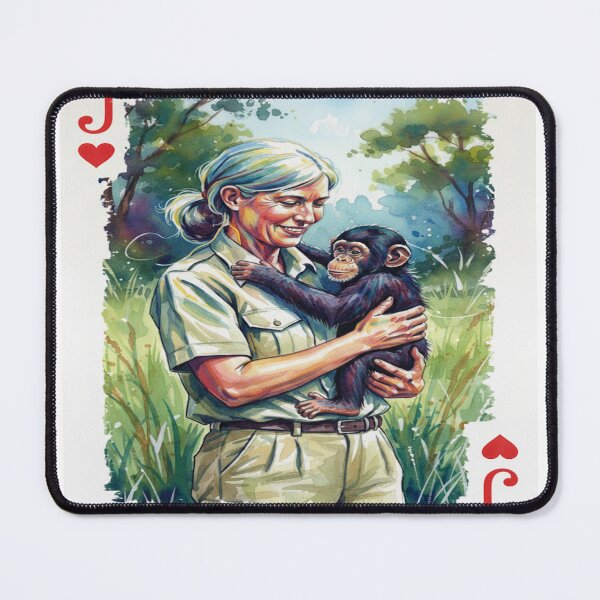 Item preview, Jane Goodall – Mother of the Chimpanzees designed and sold by Ateliê dos Naipes .