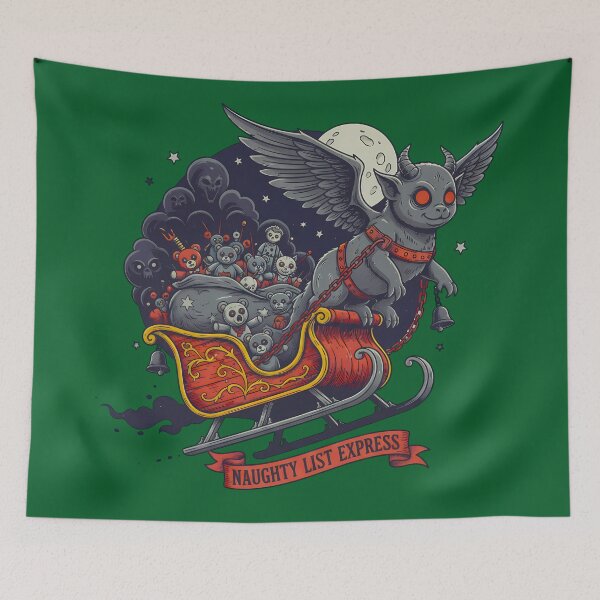 Item preview, Naughty List Express: The Krampus Sleigh designed and sold by CoffinsArt.