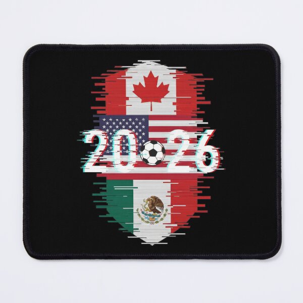 Item preview, Glitched United 2026 - North America Emblem designed and sold by ArtsMichalShop.