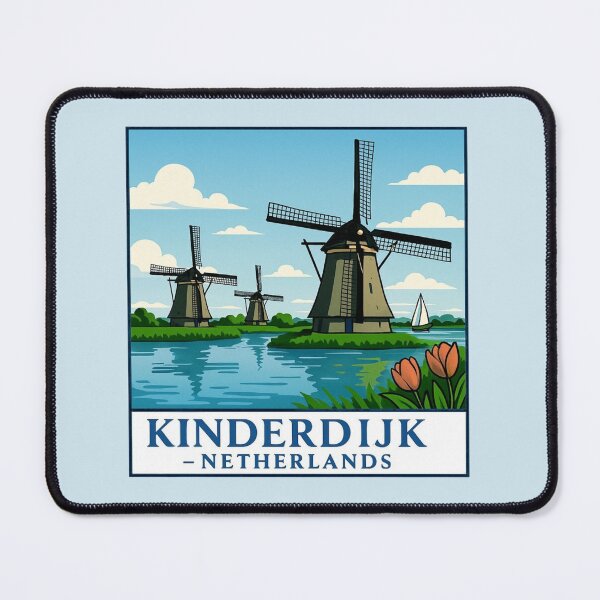 Item preview, Kinderdijk, Netherlands designed and sold by Myra365Art.
