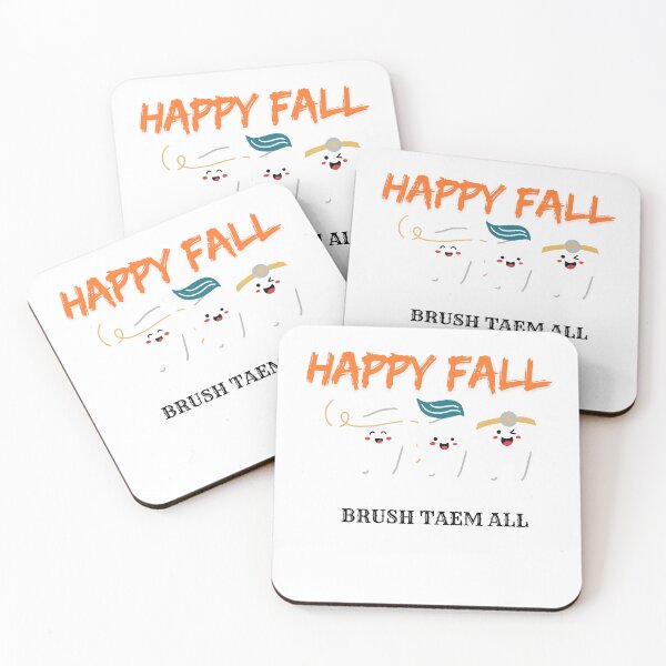 Item preview, Womens Happy Fall Brush Them All Funny Dental Thanksgiving Tooth V-Neck T-Shirt designed and sold by YK SHOP.