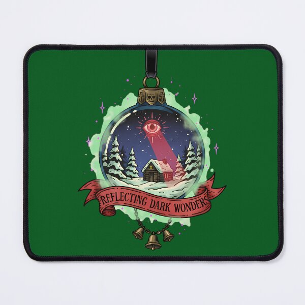 Item preview, Reflecting Dark Wonders Gothic Christmas Ornament designed and sold by CoffinsArt.