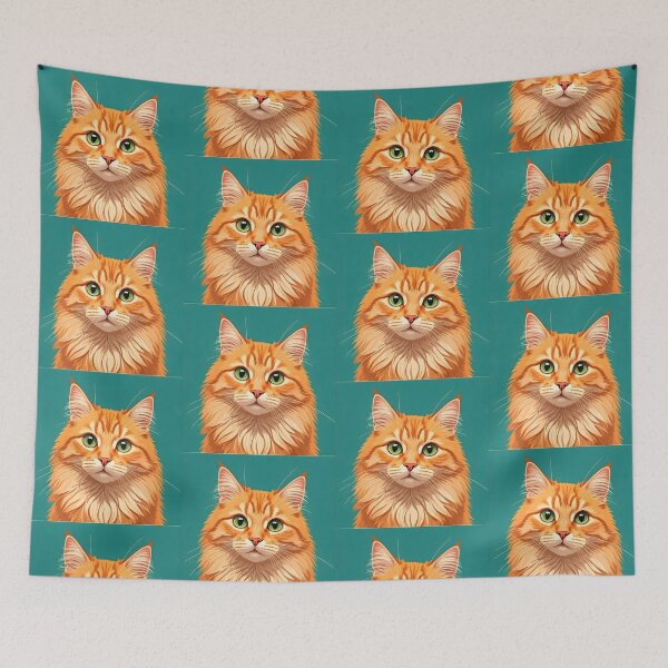 Item preview,  Ginger cat designed and sold by PrintLabStudio.