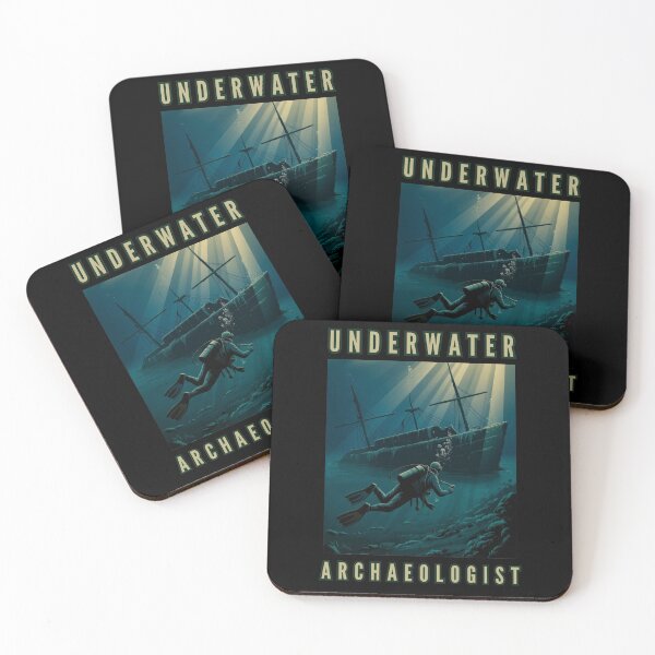 Item preview, Underwater Archaeologist, Underwater Archaeology designed and sold by MagdaMoonArt.