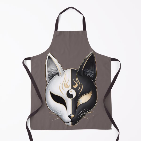 Item preview, Yin-Yang Kitsune — Spiritual Balance Japanese Mask Design designed and sold by Ascend777.
