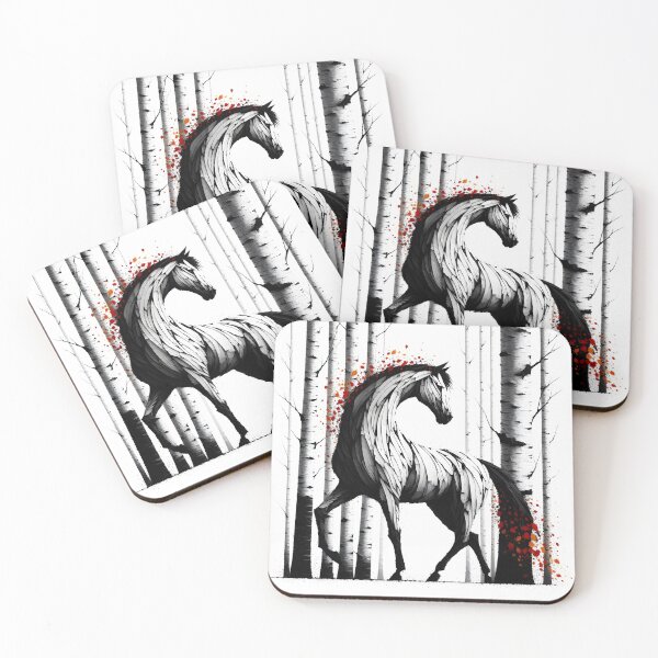 Item preview, Birchbark Horse, Ai Generated Art  designed and sold by ACC .